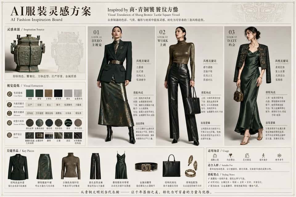 AI Fashion Inspiration Board Template