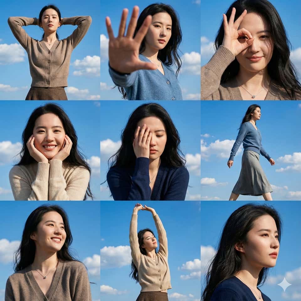 AI Fashion Photo Collage Template
