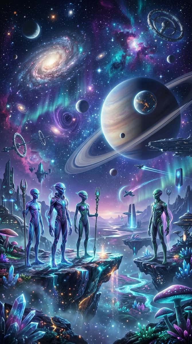 Alien Planet Sci Fi Concept Art