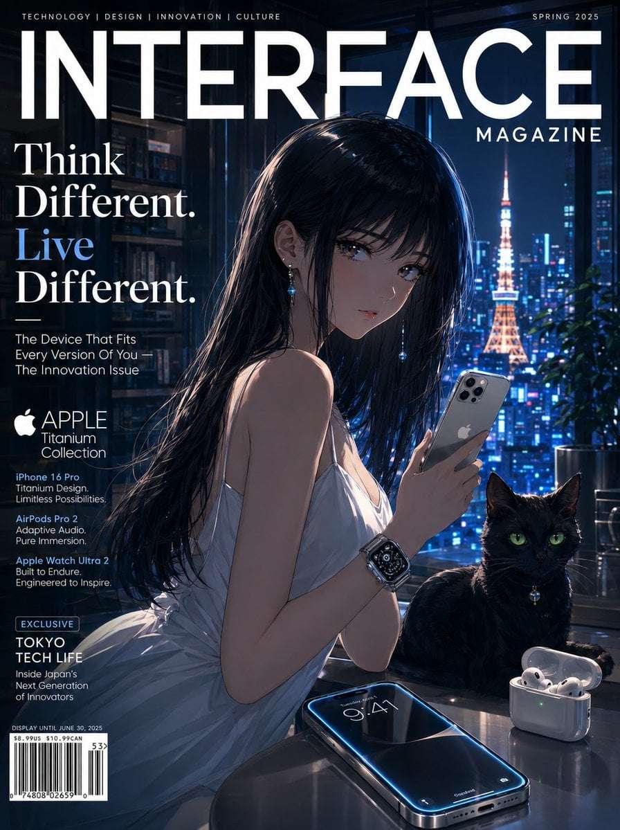Anime Girl iPhone 16 Pro Editorial