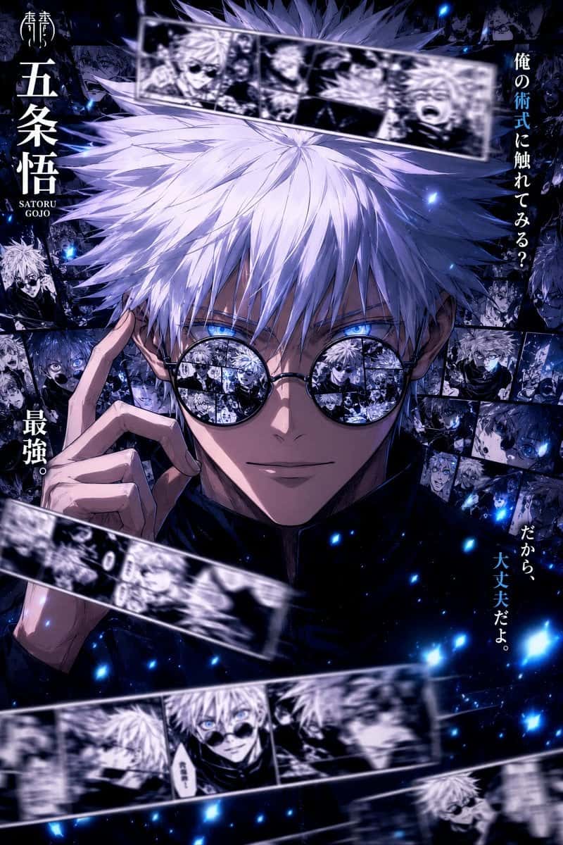 Anime Manga Character Poster Template