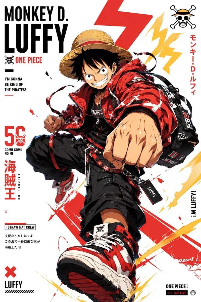 Anime Streetwear Character Poster