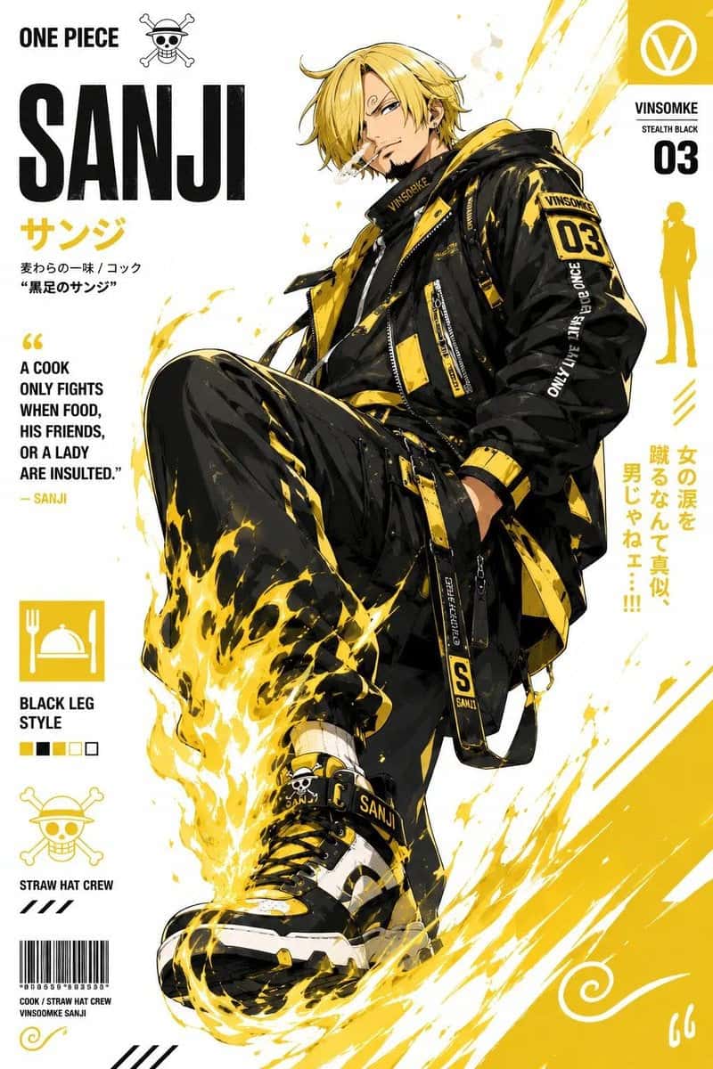 Anime Streetwear Character Poster