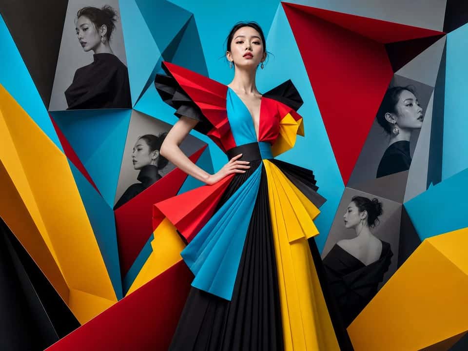 Avant-Garde Korean Fashion Portrait