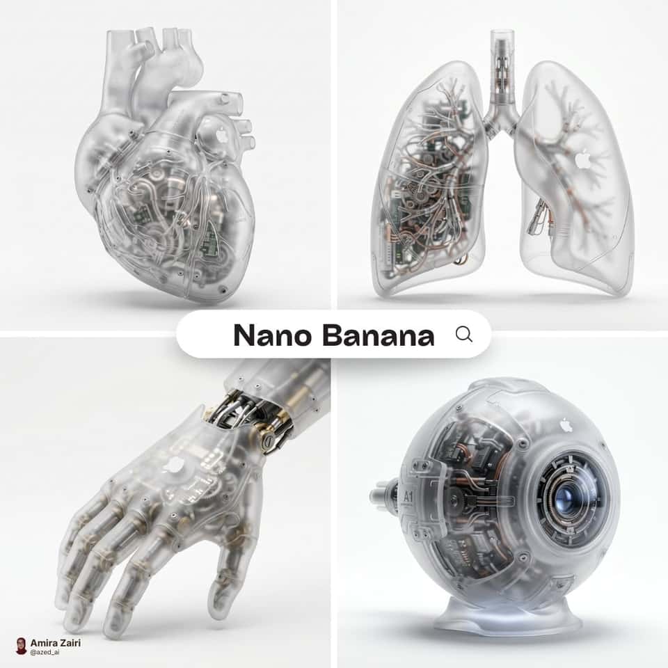 Biomechanical Organ AI Art Prompt