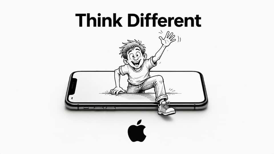 Brand Ad Template Photorealistic Doodle Art