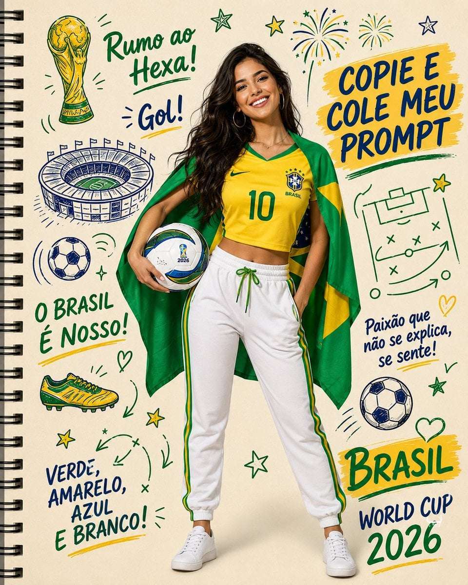Brazil World Cup 2026 Poster Template