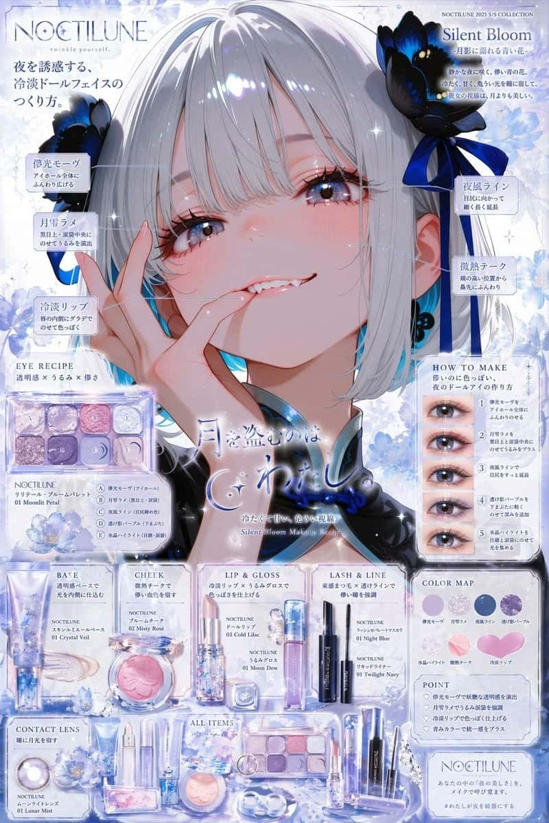 Character Makeup Recipe Poster