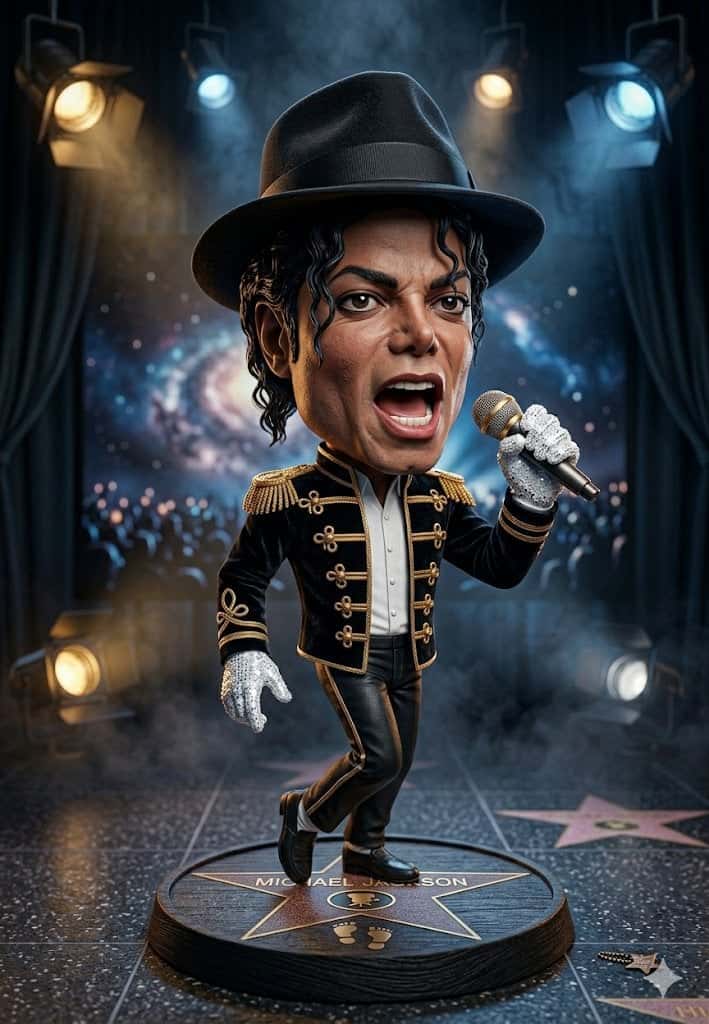 Chibi Bobblehead 3D Icon Template
