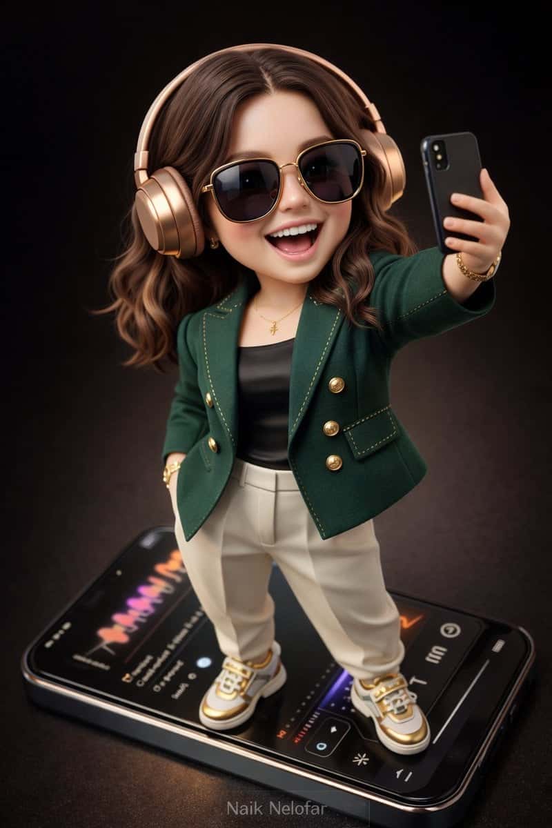 Chibi Designer Toy 3D Render