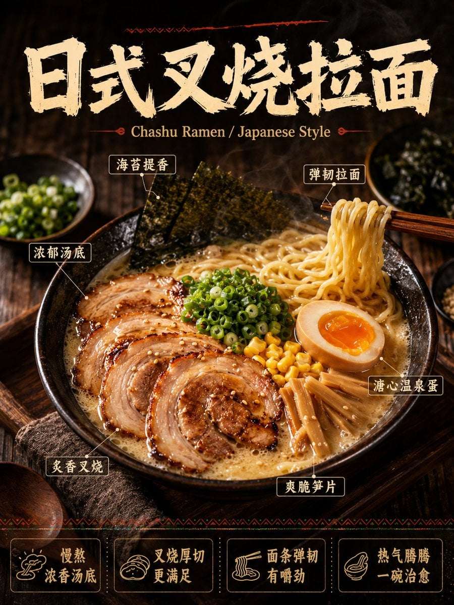 Chinese Food Poster AI Image Prompt