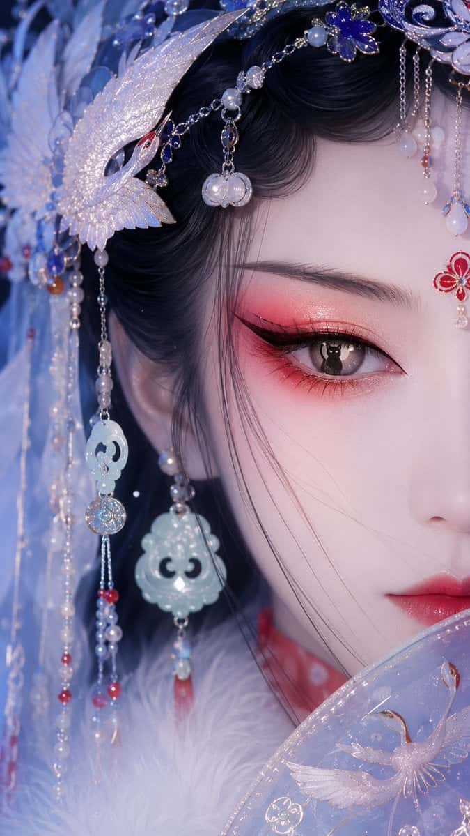 Chinese Opera Beauty Portrait Template