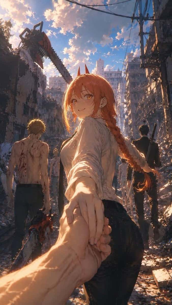Cinematic Anime Tokyo Street Night Scene