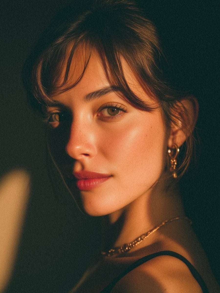 Cinematic Beauty Portrait AI Prompt Template