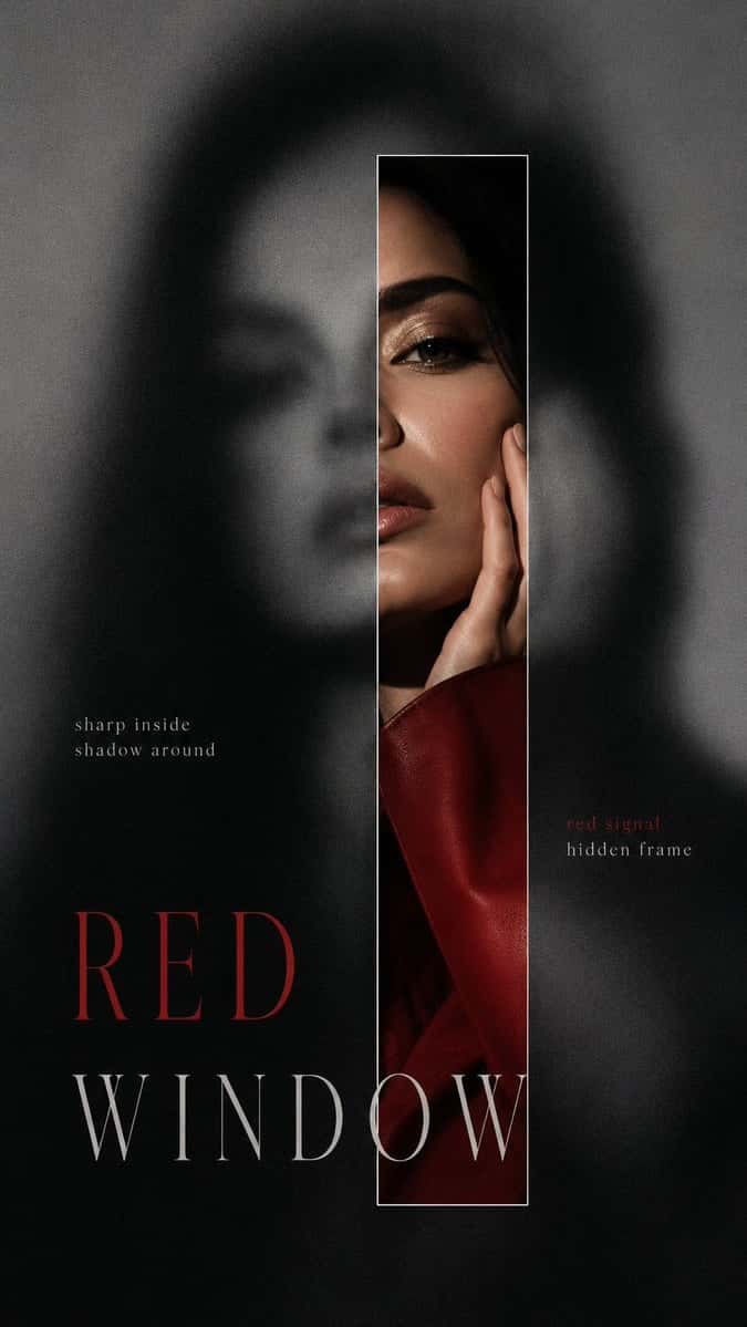 Cinematic Blurred Reveal Portrait Poster Template