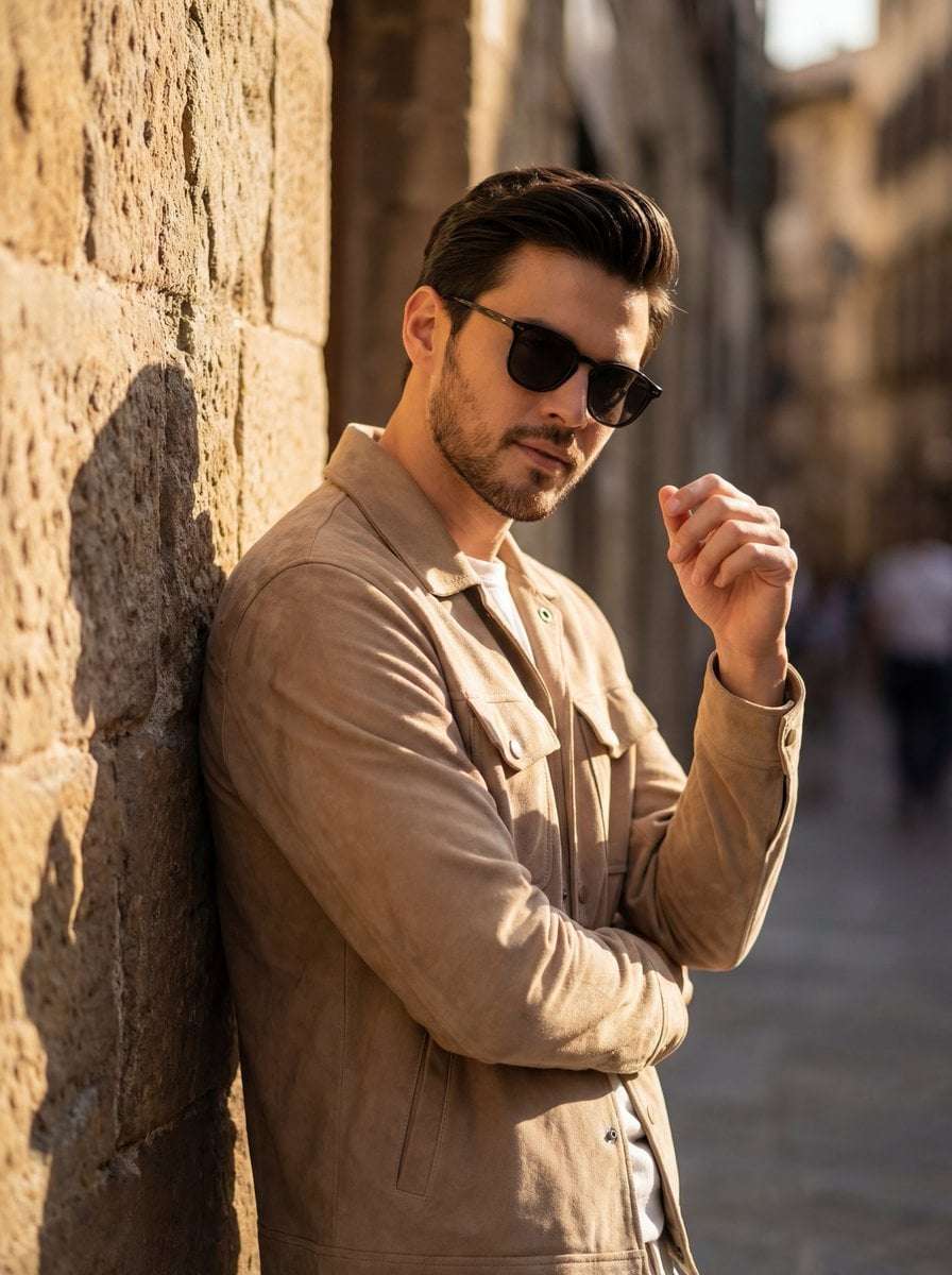 Cinematic Golden Hour Man Portrait