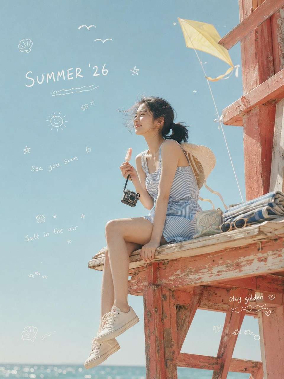 Cinematic Korean Summer Lifestyle Photo