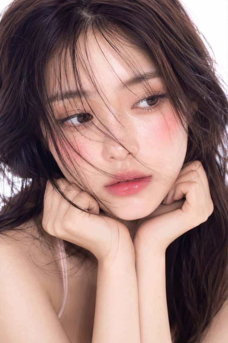 Cinematic Korean Woman Beauty Portrait