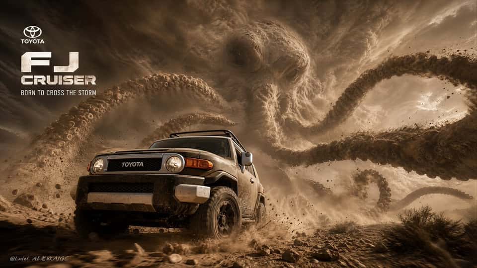 Cinematic Toyota FJ Cruiser Desert Storm Octopus