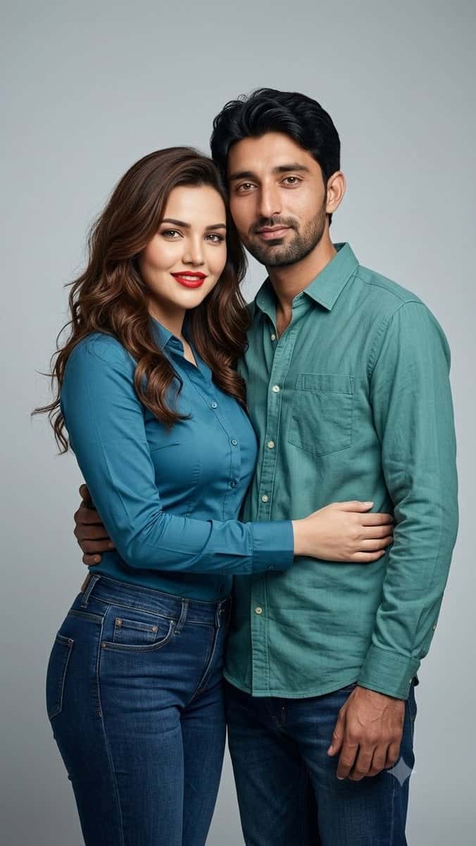 Couple Studio Photoshoot Template