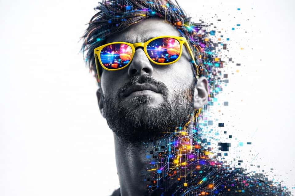Cyberpunk Portrait AI Image Template