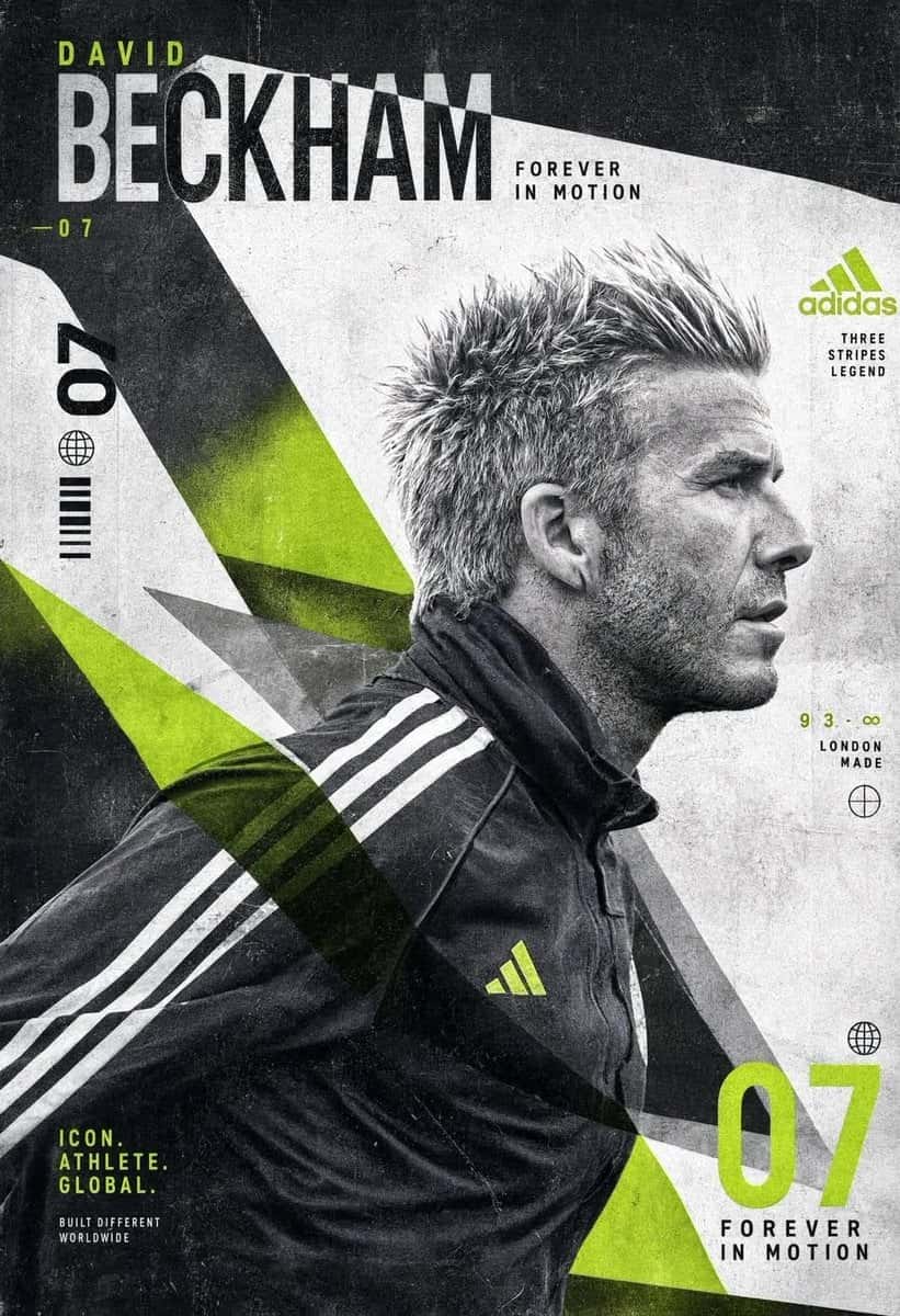 David Beckham Experimental Poster Design