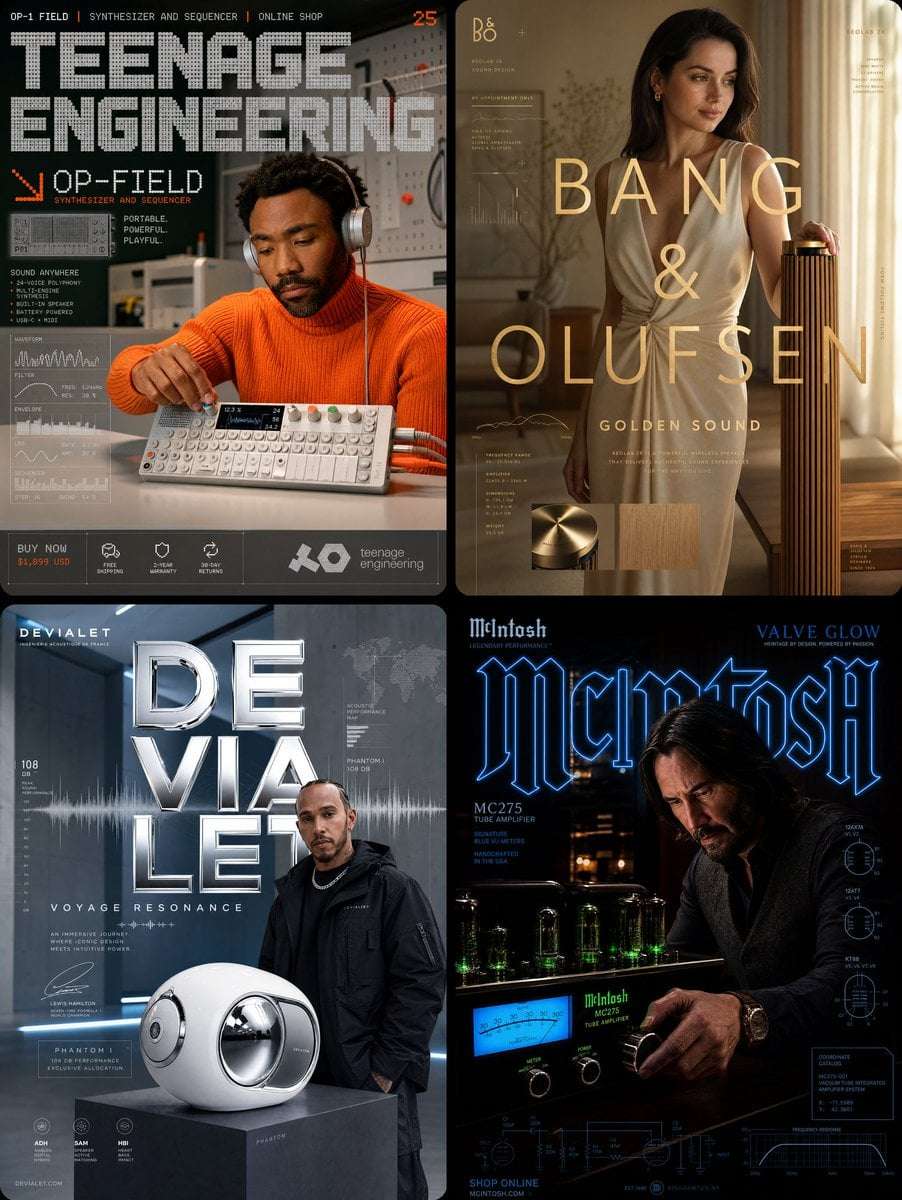 Donald Glover Teenage Engineering Poster