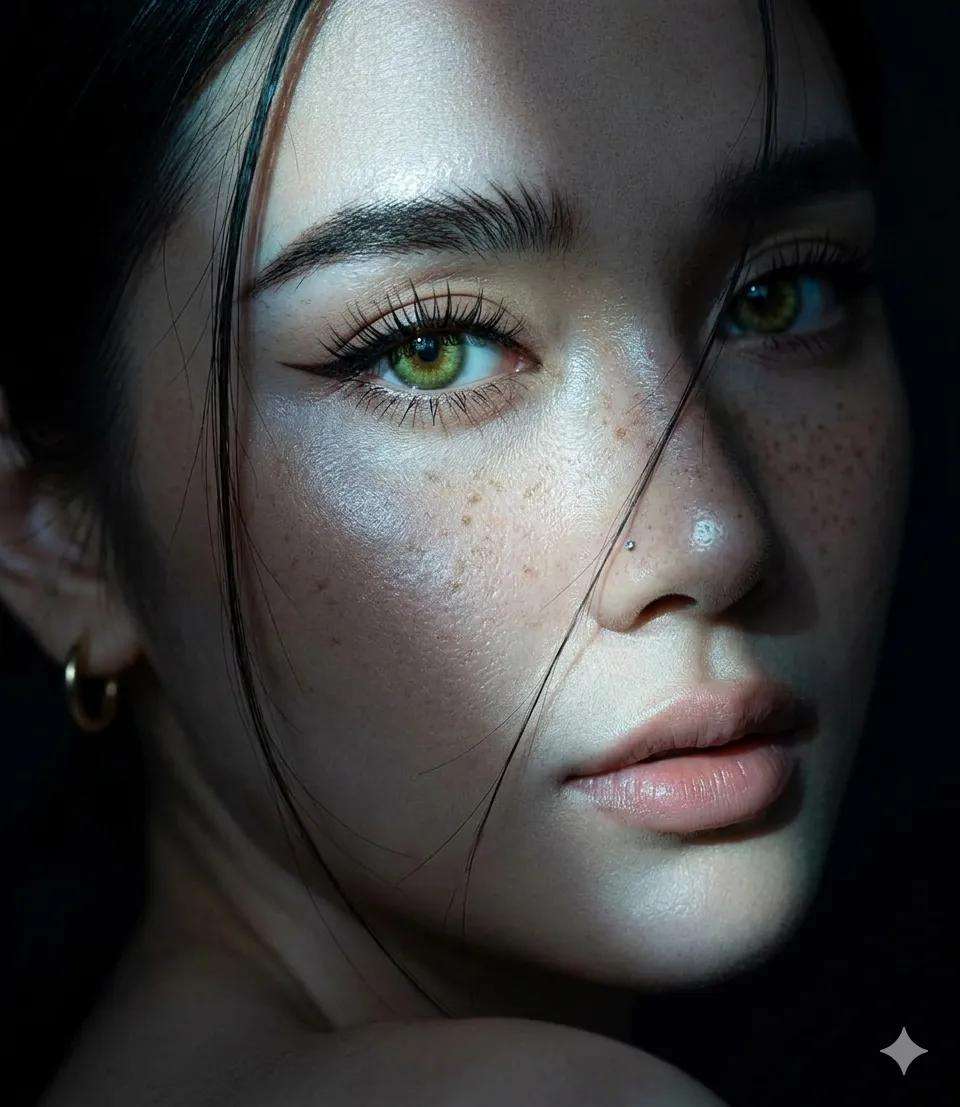 Dramatic Portrait AI Prompt Template