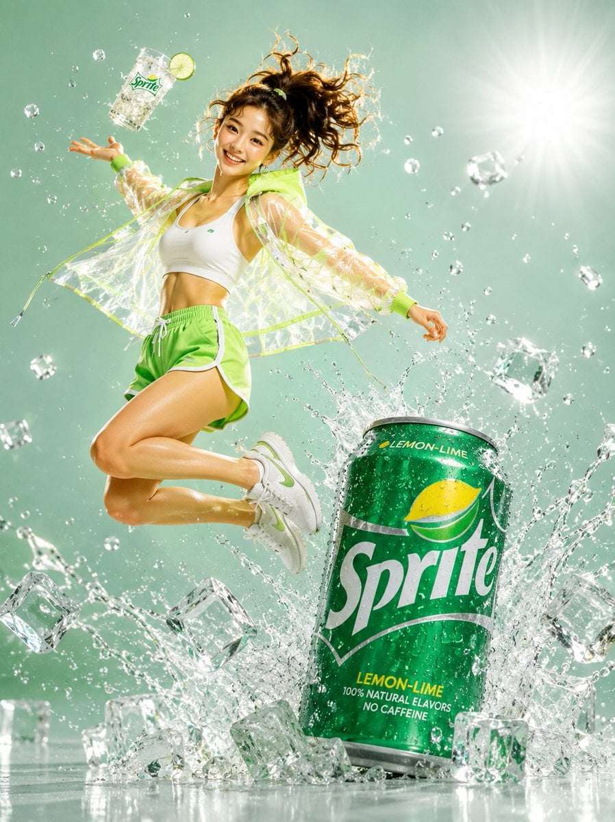 Dynamic Sprite Ad AI Image Prompt