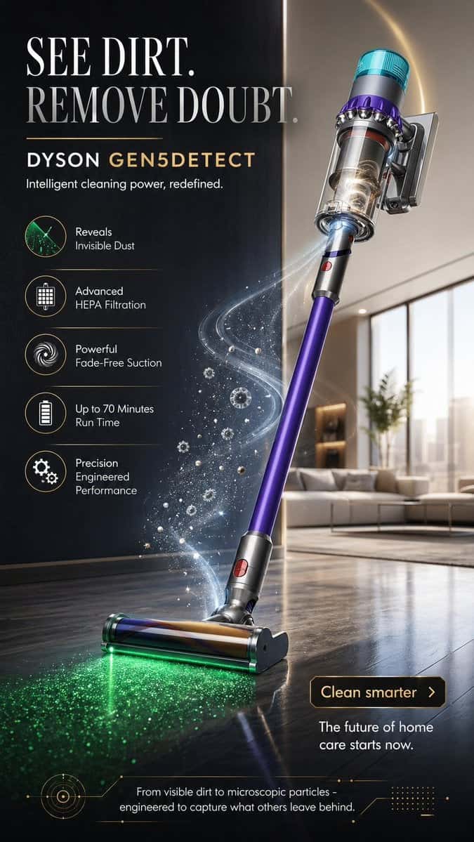 Dyson Gen5detect Luxury Ad Poster