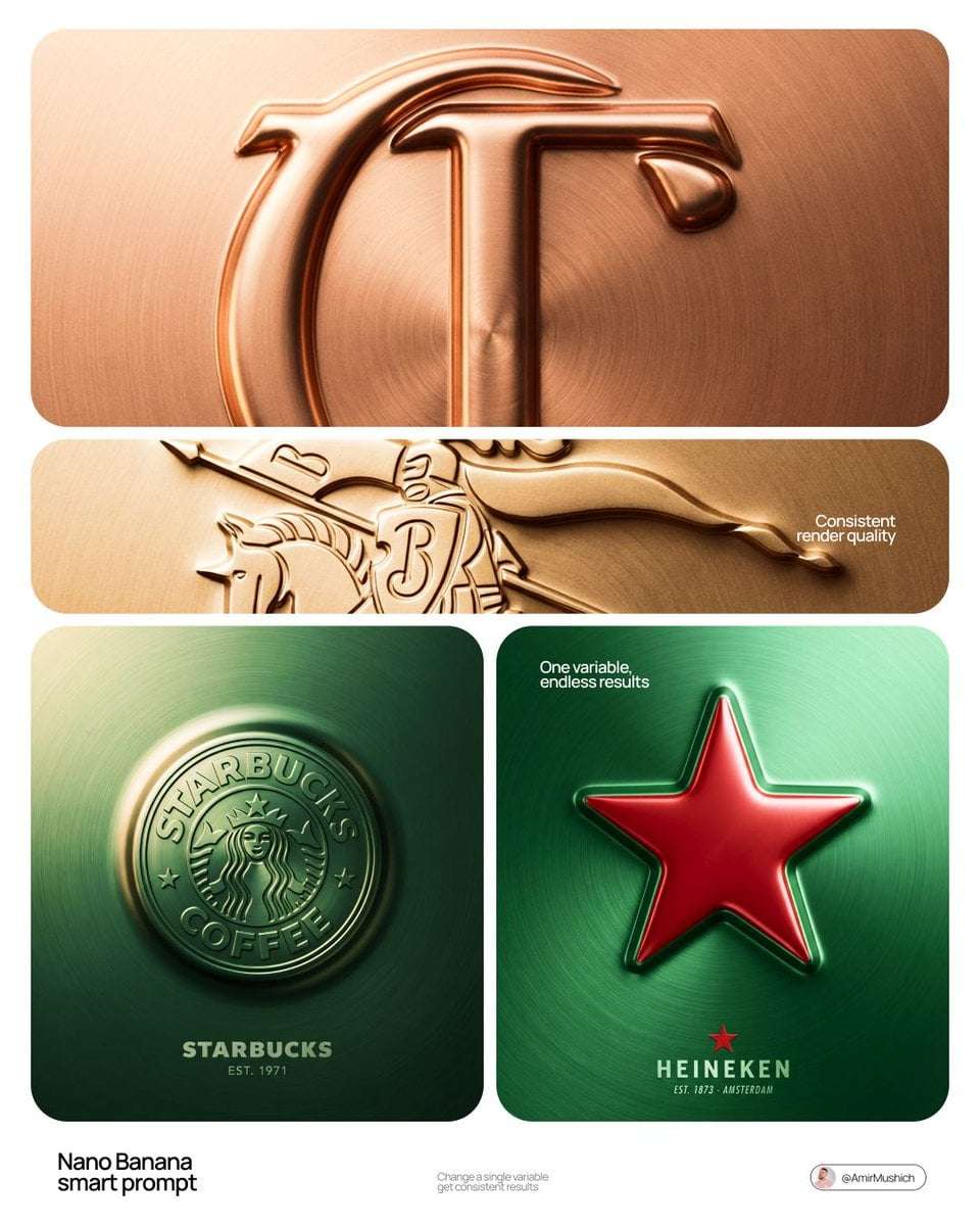 Embossed Logo Brand Identity Template