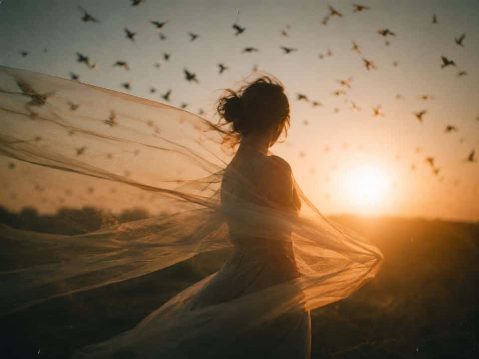 Ethereal Golden Hour Portrait Template