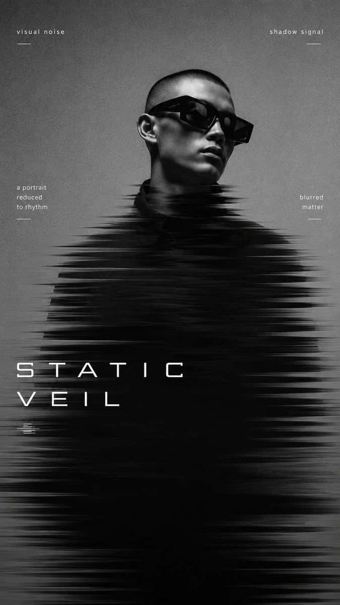 Experimental Portrait Poster Template