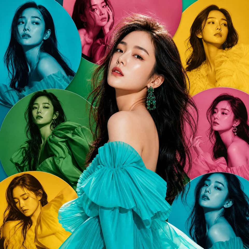 Fashion Editorial AI Art Template