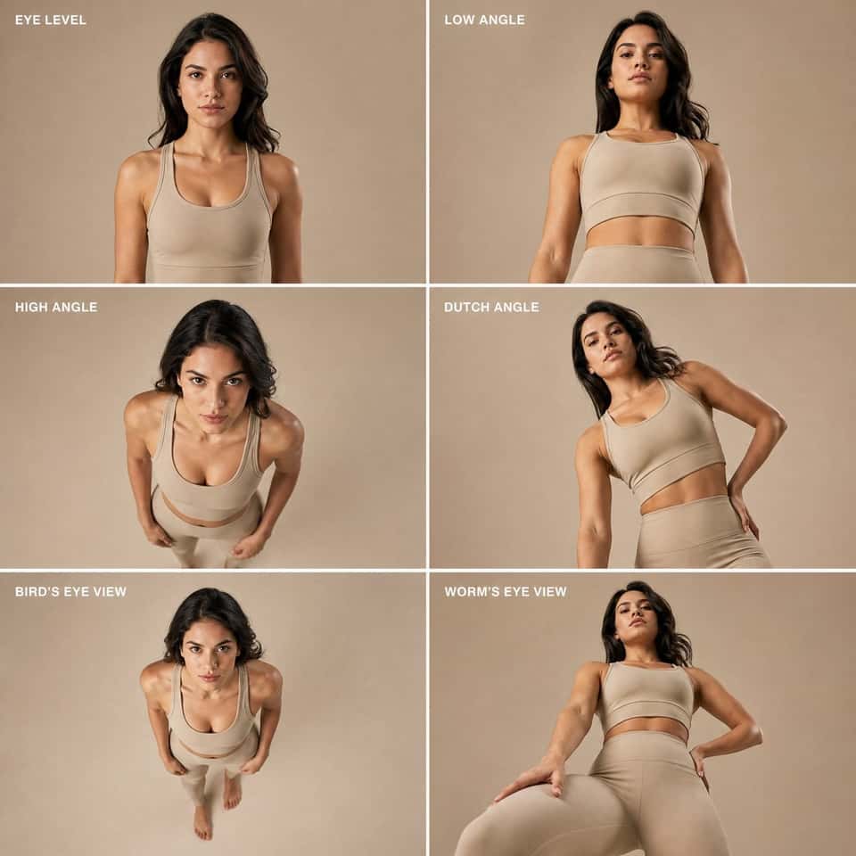 Fashion Editorial Angle Grid Template