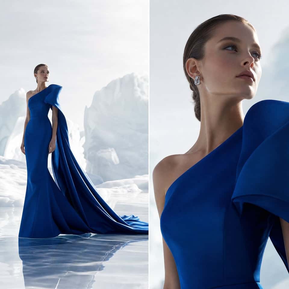 Fashion Editorial Split Image Template