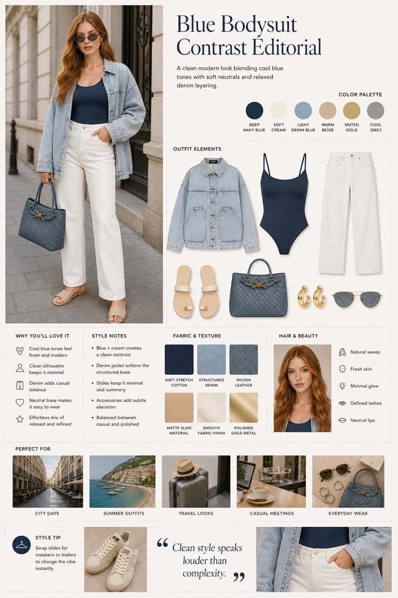 Fashion Editorial Split Layout Template