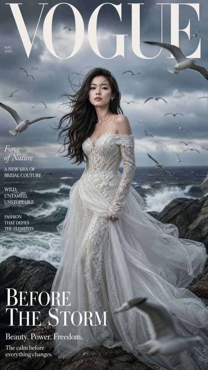 Fashion Magazine Cover AI Prompt