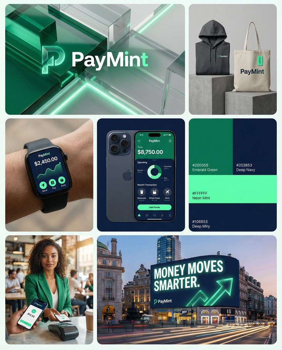 Fintech Brand Campaign Presentation Board