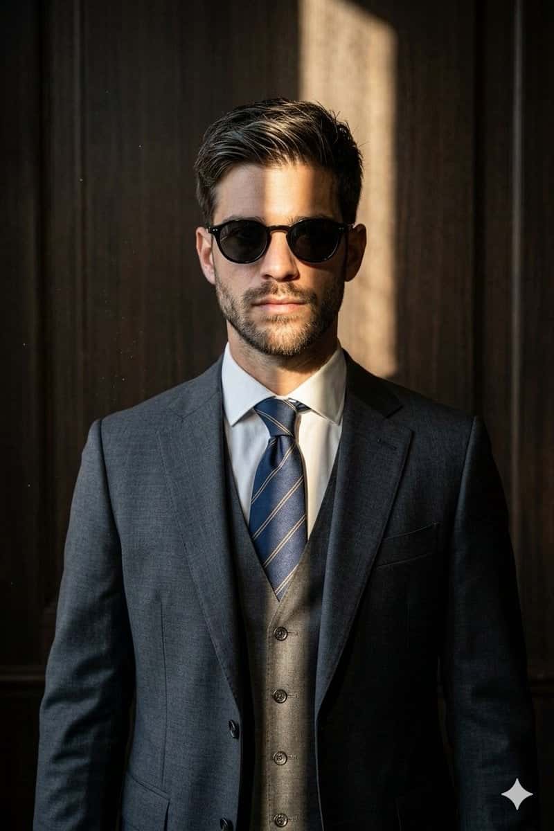 Formal Man Office Portrait Template