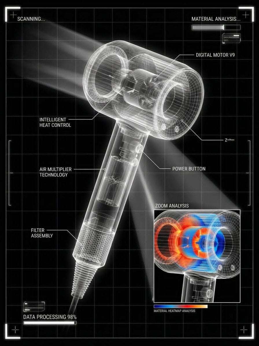Futuristic Product Scan Interface