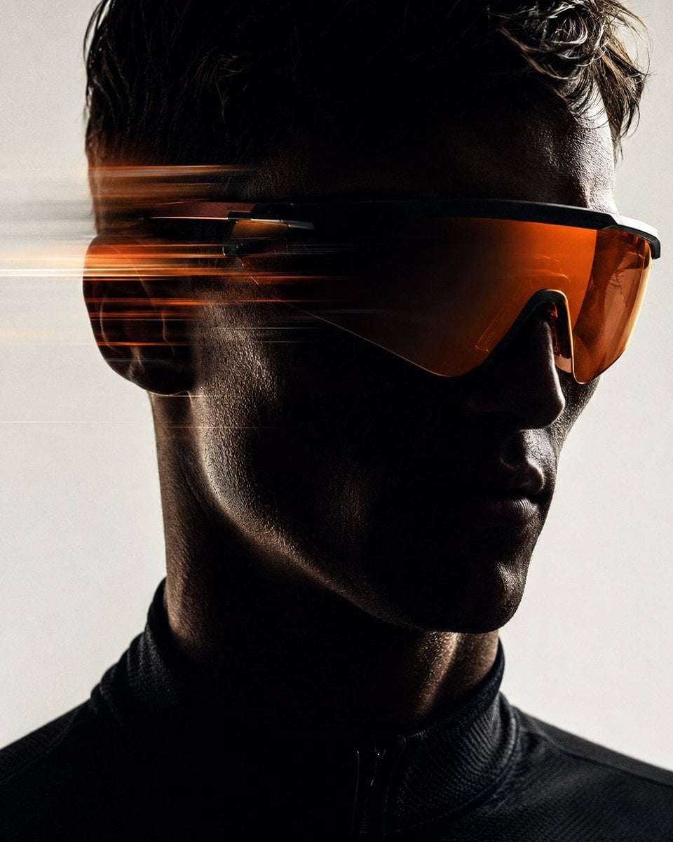 Futuristic Sports Fashion Portrait Template