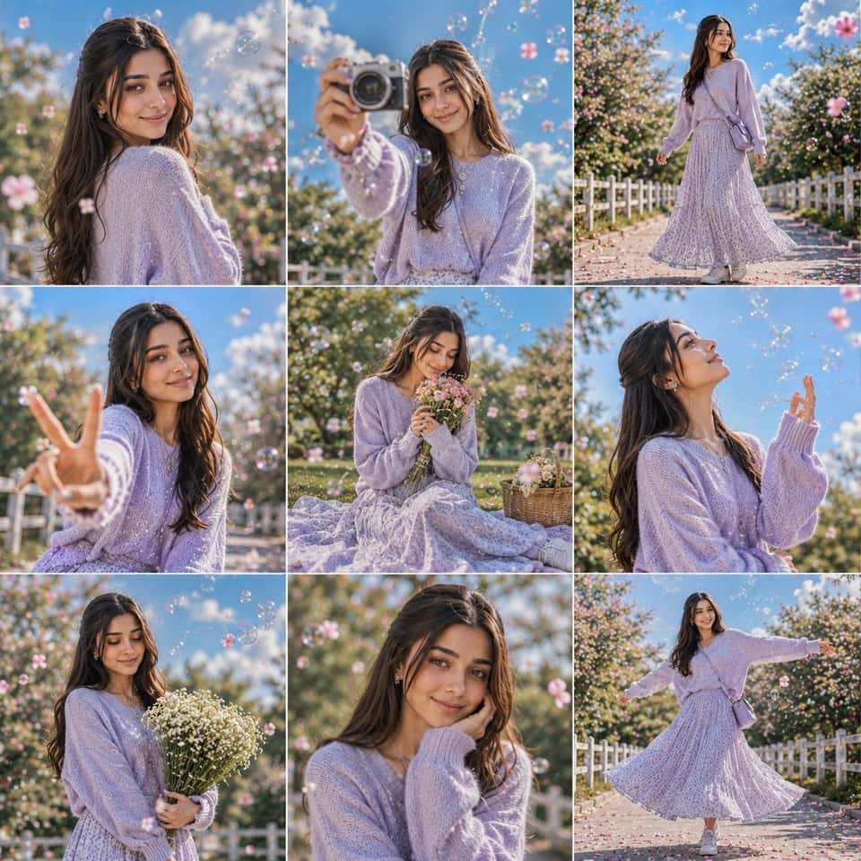 Girl's Lifestyle Photo Dump Collage