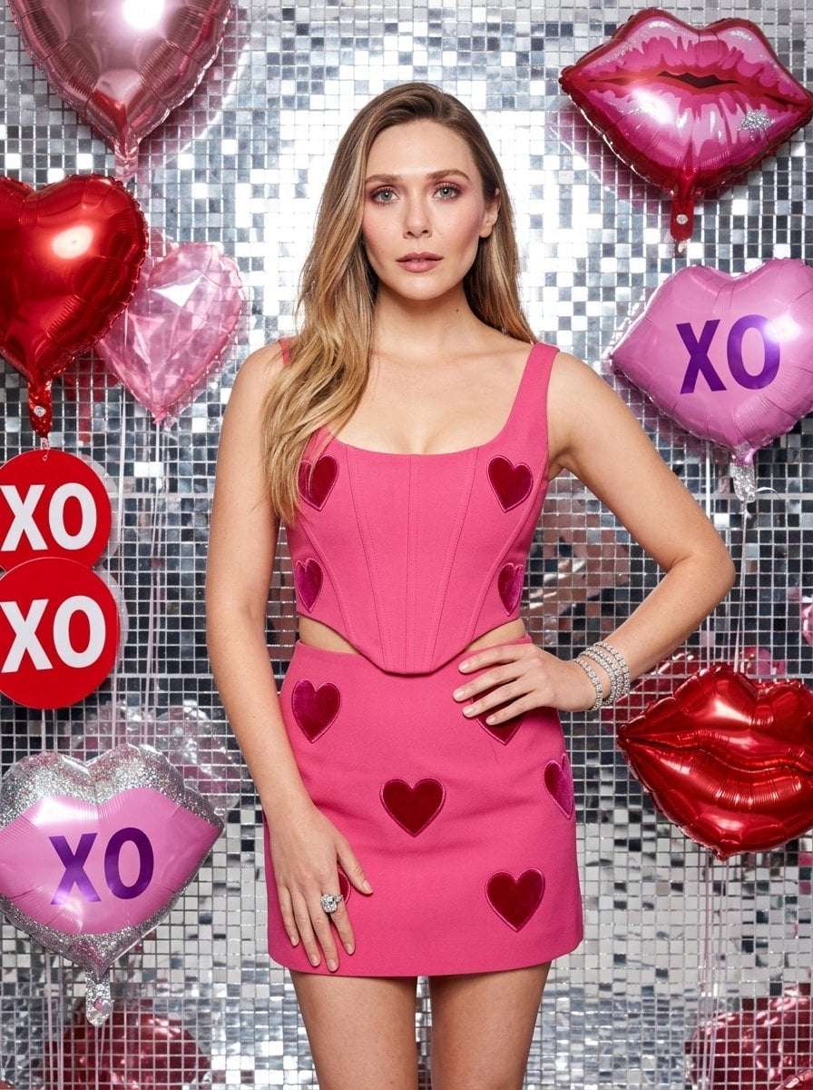 Glamorous Valentine Fashion Photo