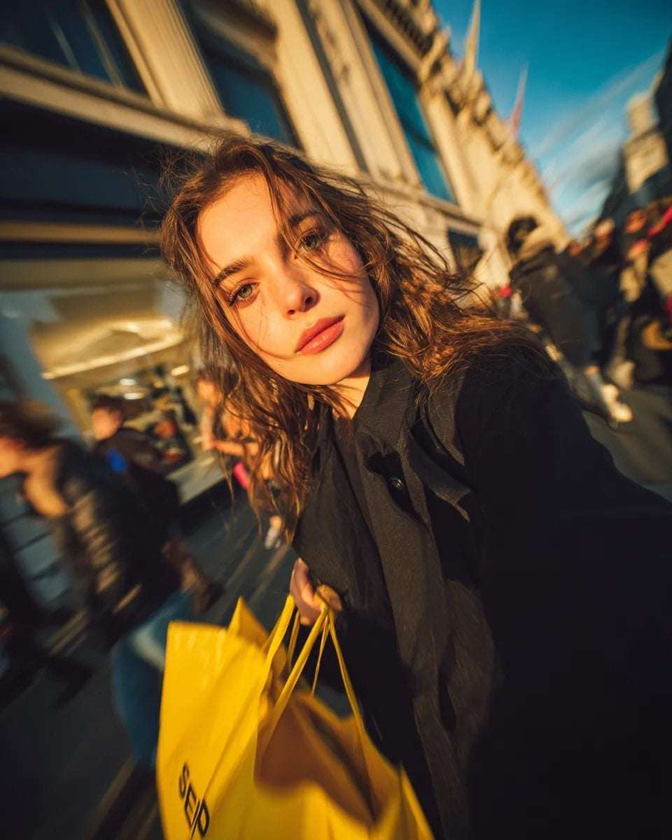 Golden Hour Street Portrait Fashion Photography