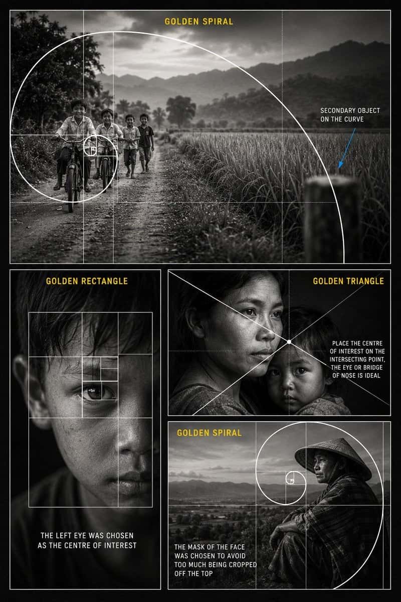 Golden Ratio Photography Poster Template