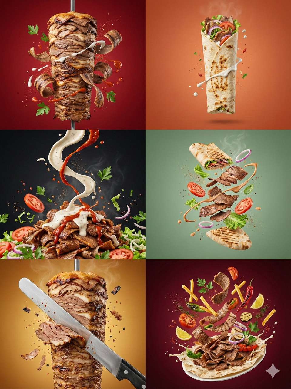 Hyper Realistic Döner Food Photography