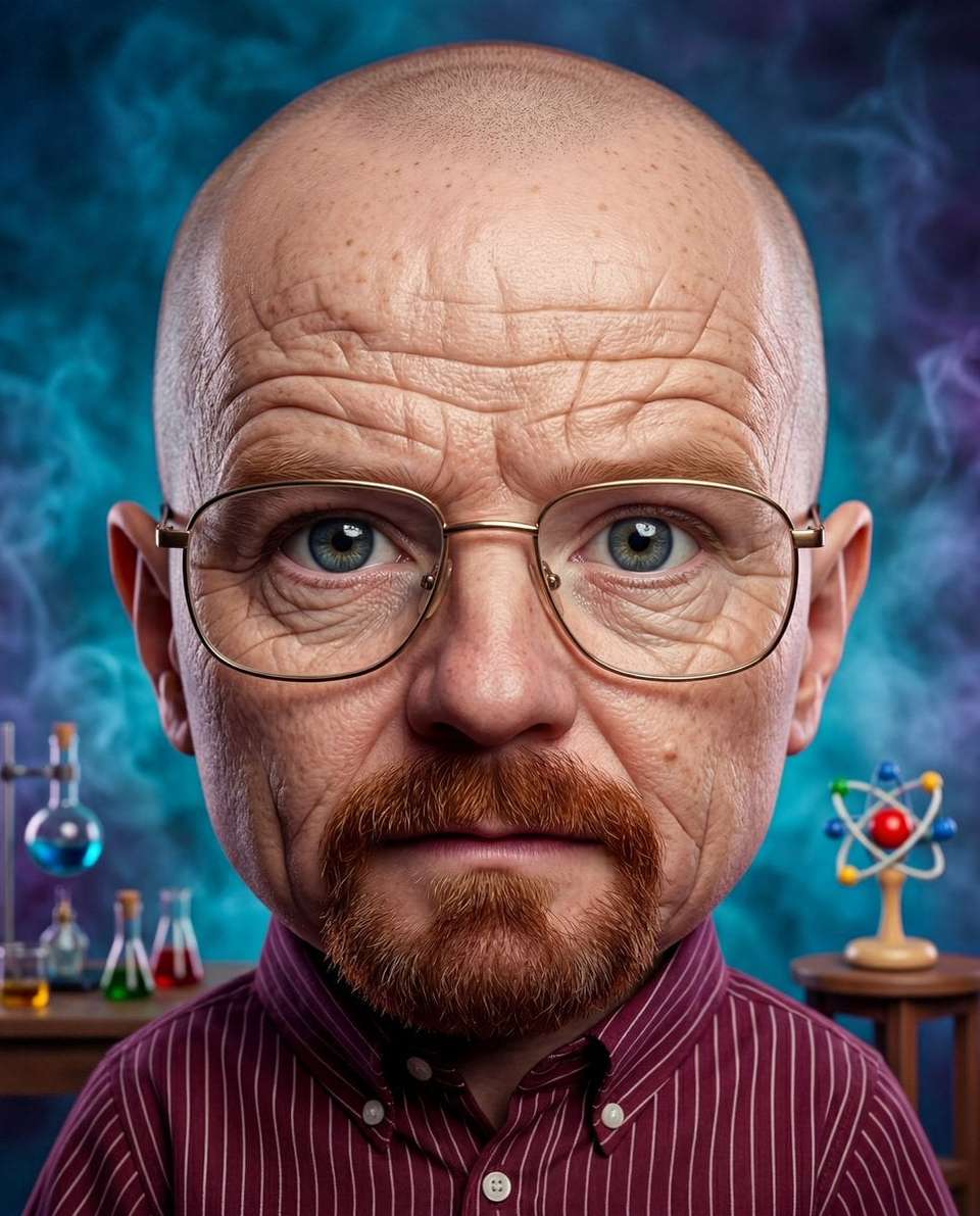 Hyperrealistic Baby Caricature AI Art