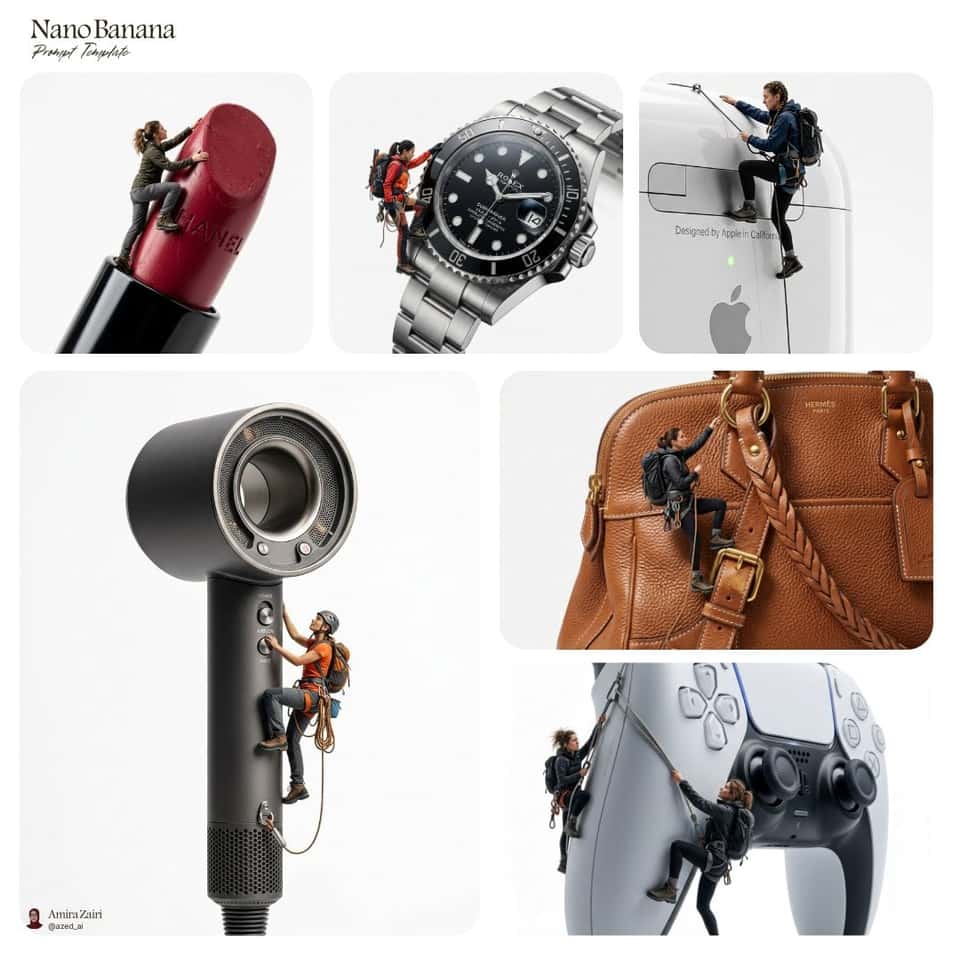 Hyperrealistic Fashion Photo Oversized Handbag