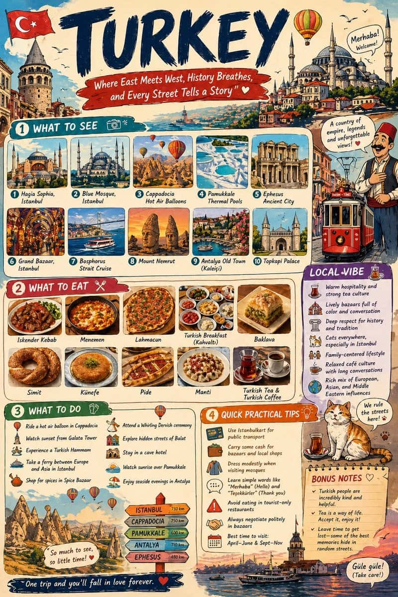 Infographic Travel Guide Poster Template